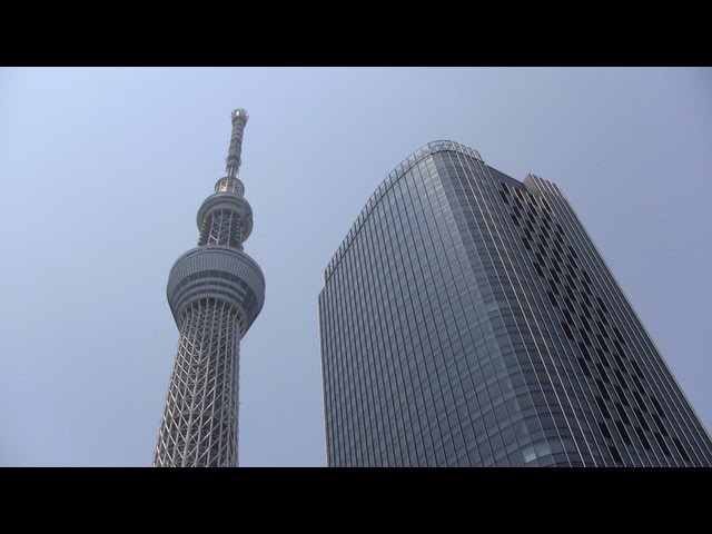 世界一!! 東京ｽｶｲﾂﾘｰ開業 2012年5月22日 - YouTube