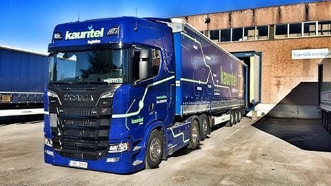 POV REVERSING MY SCANIA S520 + SEMI-TRAILER TO THE LOADING DOCK!