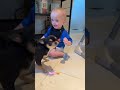 Baby P loves his doggies?#SlivingMom ? | Paris Hilton