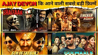 Ajay Devgn Top 10 Upcoming Movies 2024-2025 | 10 Biggest Ajay Devgan Upcoming Movies | Shaitaan
