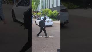 Man drives towards crowd of protesters at Portland State University #Shorts