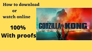 How to download or watch online Godzilla v/s King kong/ 100%working and with proofs. screenshot 1