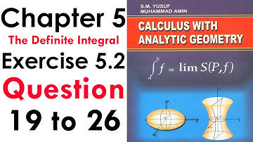 BSc - Chapter 5 Exercise 5.2 Question 19 to 26 | OFW