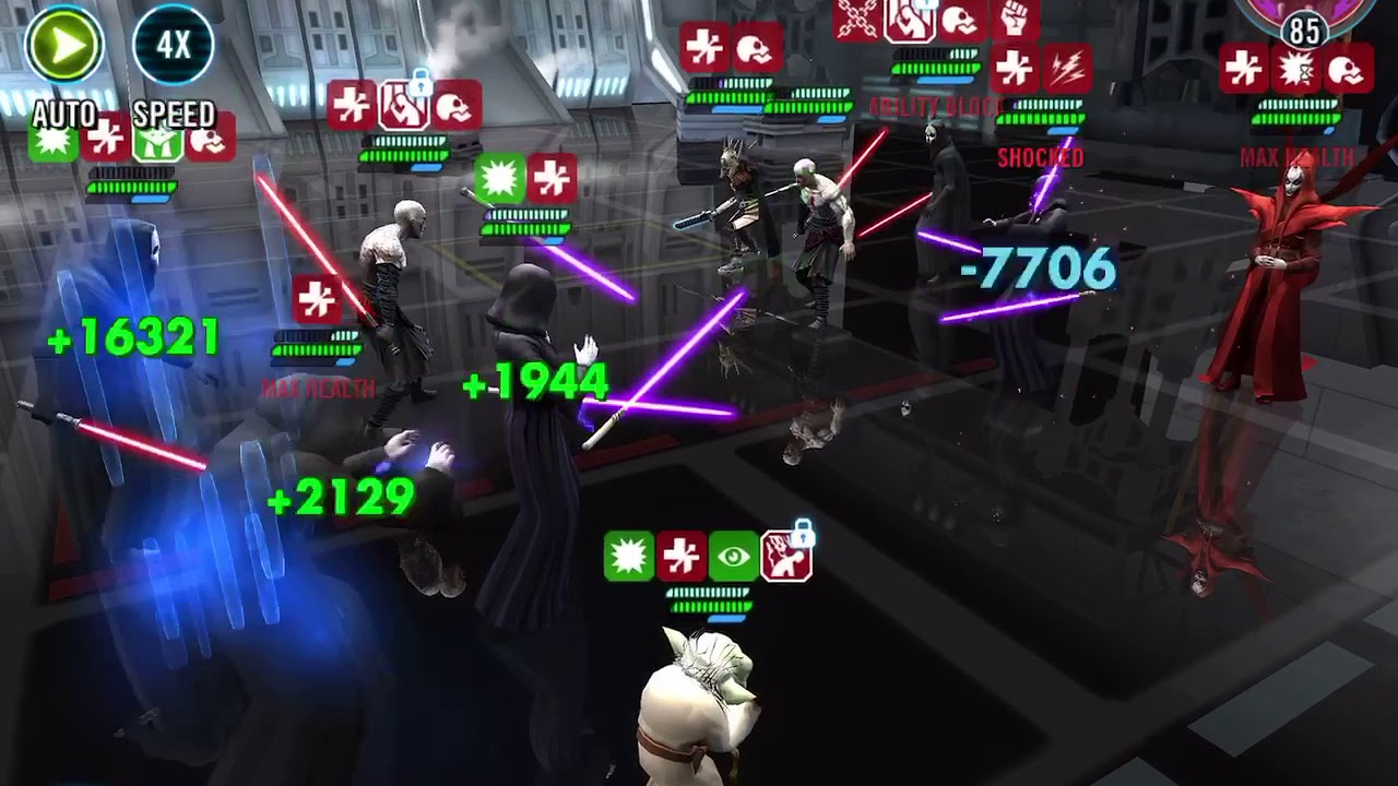 Sith Trio with Hyoda vs Sith Trio Nest Talzin