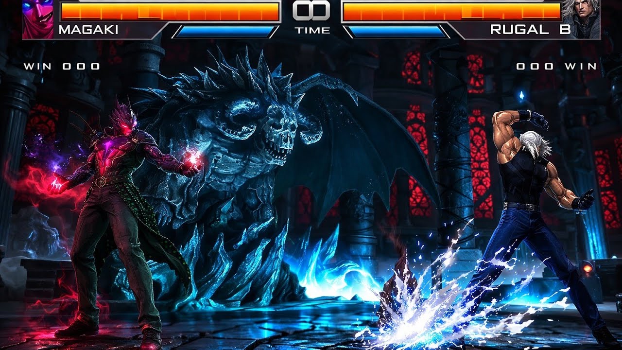 Magaki vs Rugal Bernstein  Dark Arena  Epic Final Battle