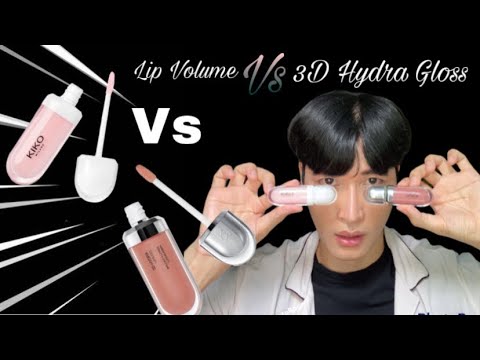 Kiko Milano Lip Volume Plumping Lip Cream VS 3D Hydra Lip Gloss 💞💋  #kikomilano - YouTube