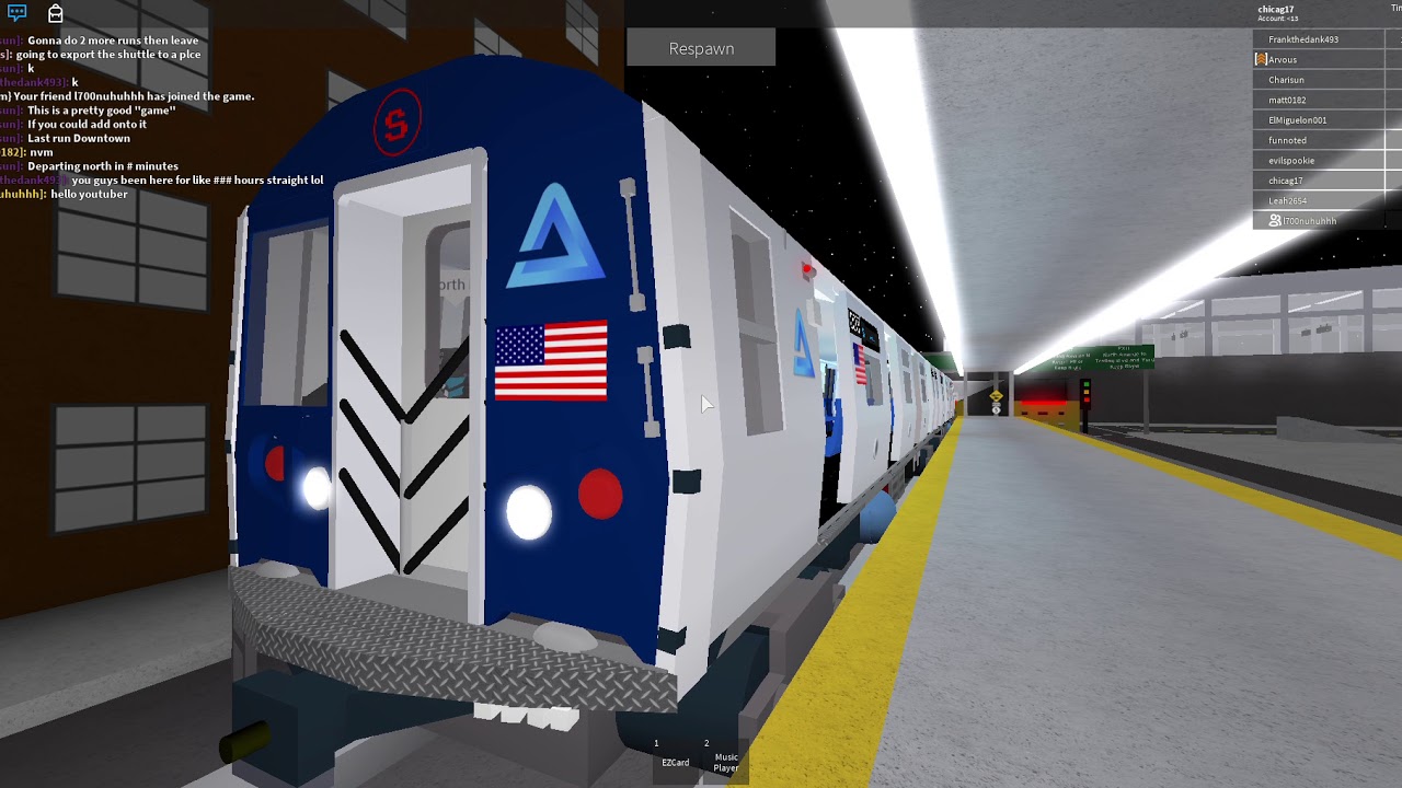 Roblox Subway Testing Rare Av 1 S Train Youtube - roblox subway testing remastered av 1 and av 1b action at east
