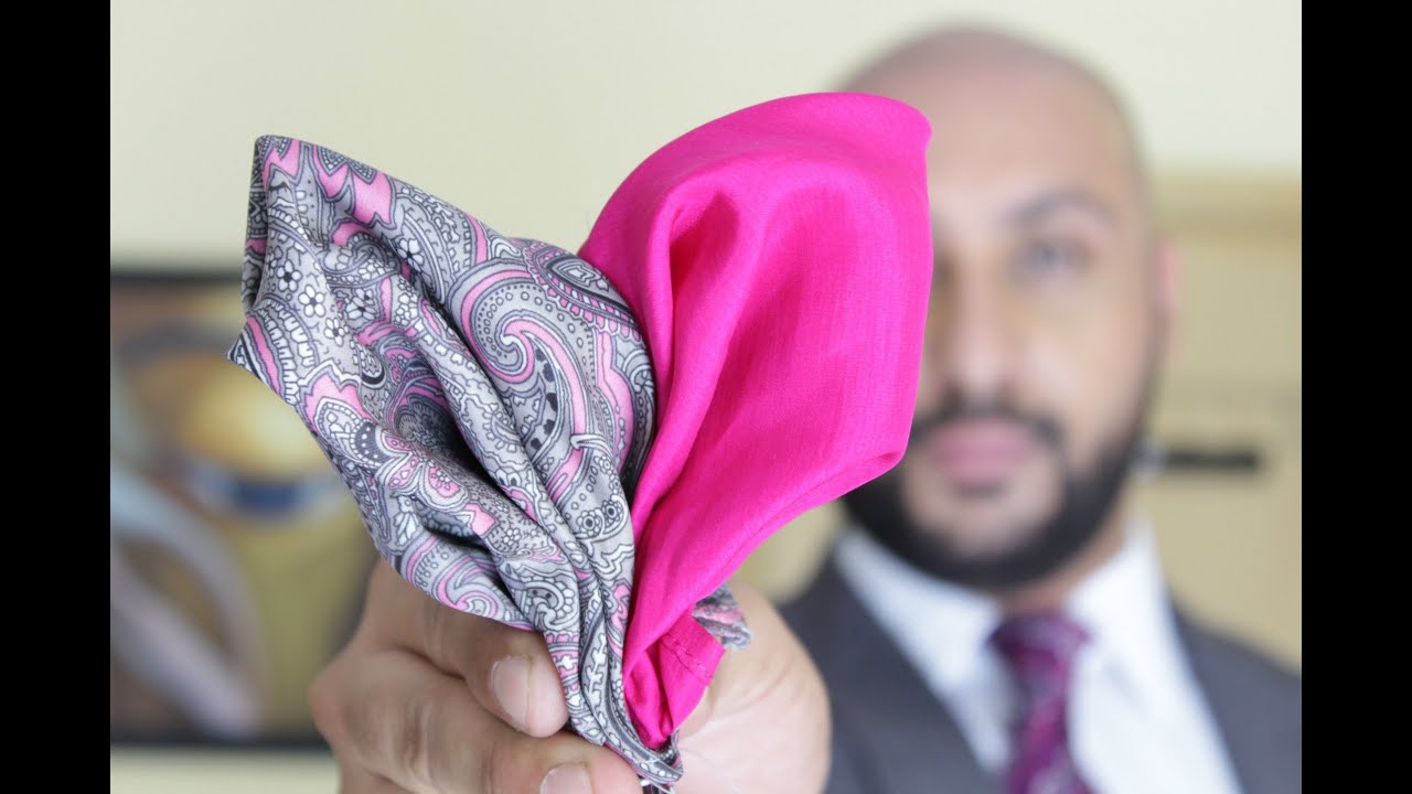 How to fold a Pocket Square | Dandy Dapper - YouTube