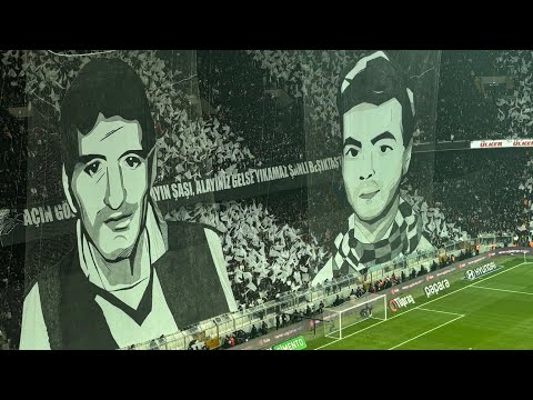 Beşiktaş - Galatasaray derbisinde yapılan koreografi