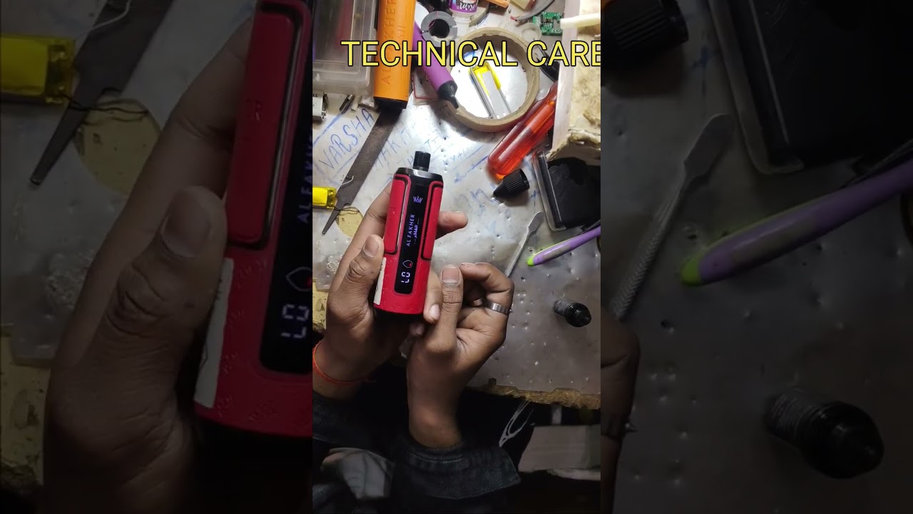 How to refill and use again alfakher crown bar vape 