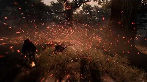 The Witcher 3 - Wild Hunt *Ultra Modded* First Person Gameplay German - Combat + Cutscene