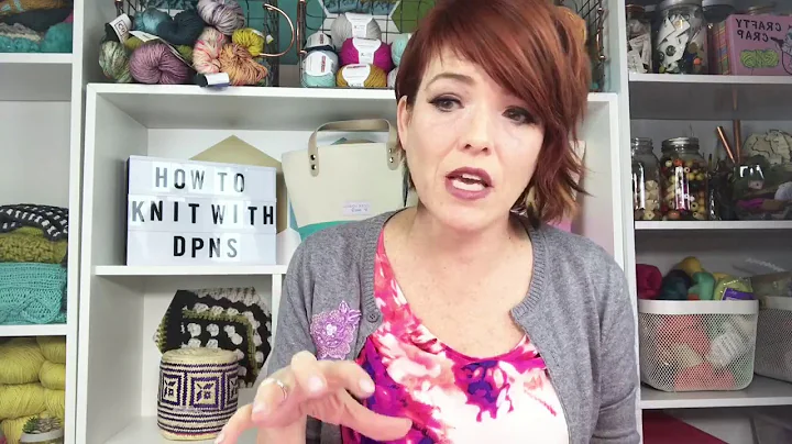 How to Knit with Double Pointed Needles (knitting ...