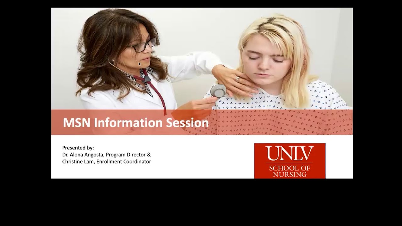 UNLV School Of Nursing MSN Virtual Info Session from Nov 9th 2020 unlv-school-of-nursing-msn-virtual-info-session-from-nov-9th-2020