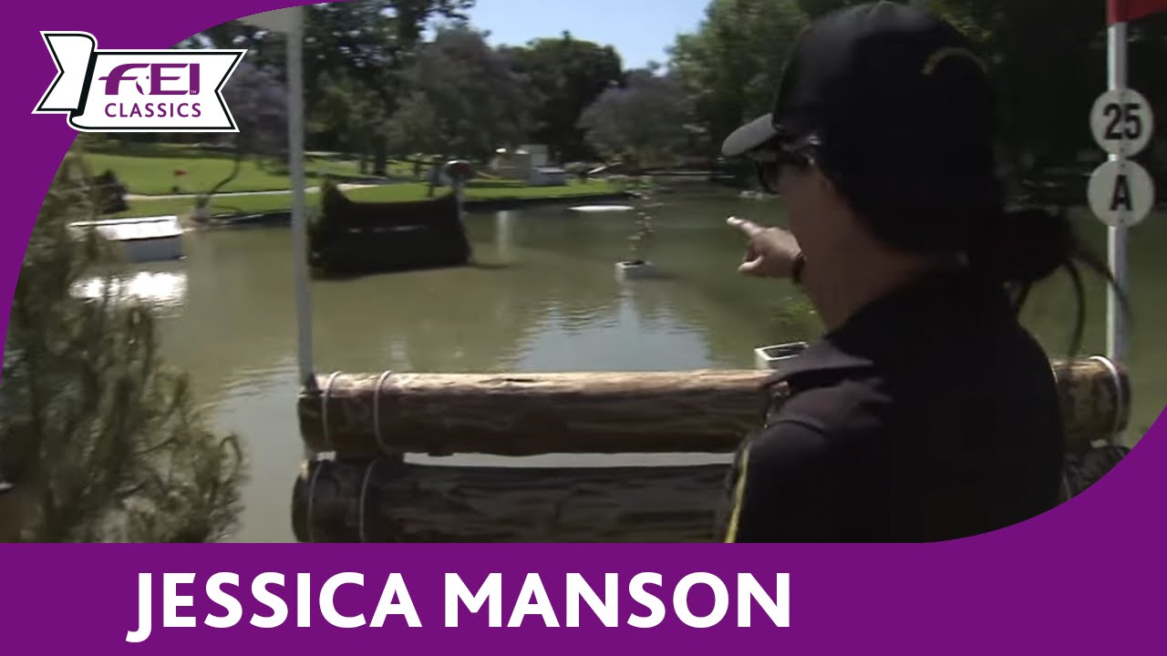 Jessica Manson - Course Walk (25 a,b,c) - Adelaide - FEI Classics™ Eventing 2015/16 horseshoe bend