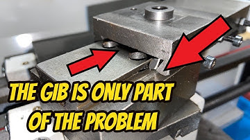 Vevor Mini Lathe MX 400 Part 26 - Gib Issue caused by improperly machined shoulders on top slide.