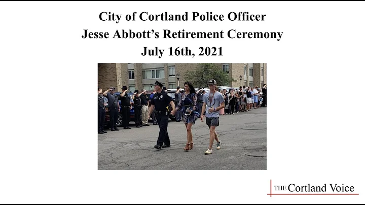 City of Cortland Police Officer Jesse Abbotts Reti...