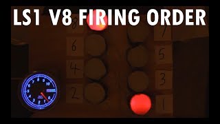 Audiovisual demonstration of GM LS1 V8 firing order, now with more RPM