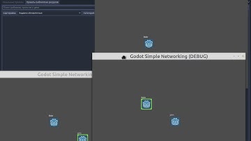 Godot engine. Create simple MMORPG. From beyond #1 Testing connect to server