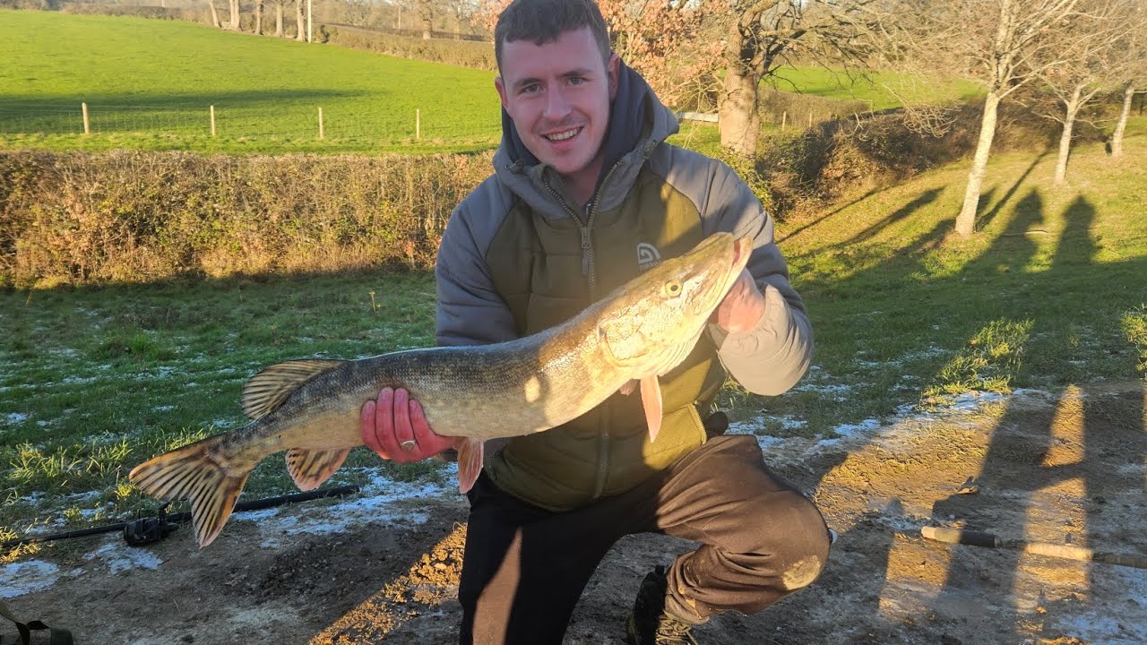 Fishing on Centre Lake at Newdigate Farm