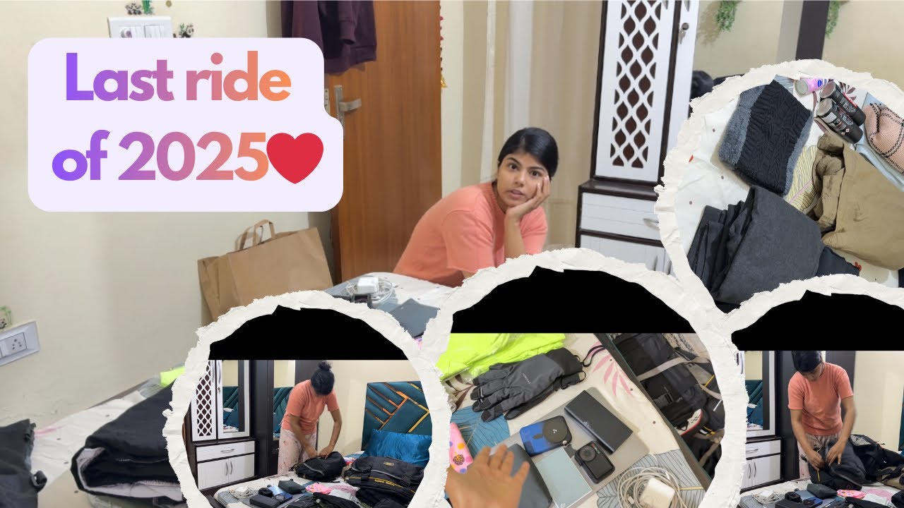 Packing for the last ride of 2025😁🥹 jyoti and silam