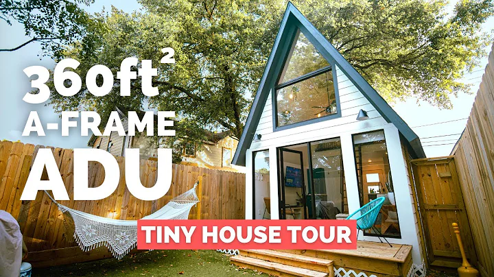 360-sqft Modern A-frame Tiny House on Airbnb! | Tiny House Tour