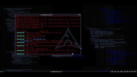 BlackArch pacman -Sy error resolved.(Set up WiFi network)