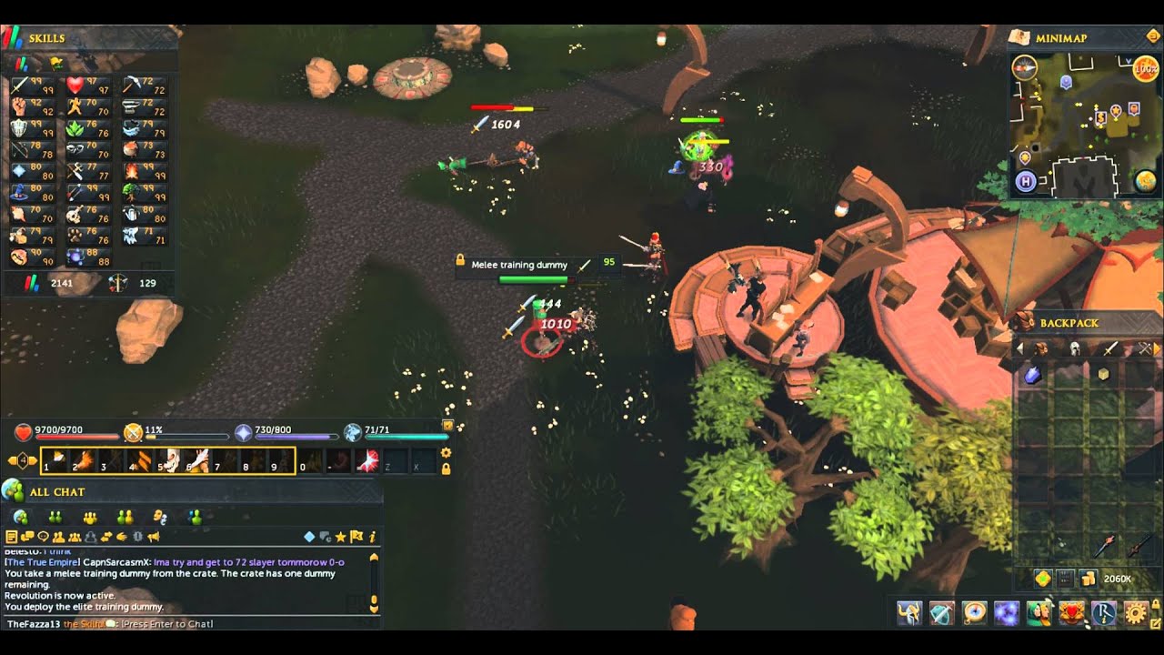 Runescape Training Dummies! YouTube