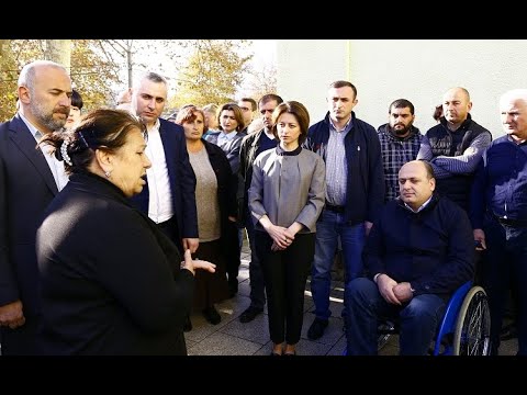 მინისტრი იმერეთის რეგიონში დევნილ მოსახლეობას შეხვდა