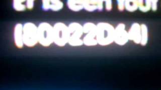 PS3 ERROR (80022d64)