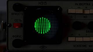 Planets on N313 soviet oscilloscope