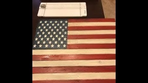 Crafting With April - Flag Sign Slideshow tutorial