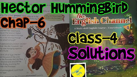 Hector Hummingbird Class-4 Chap-6 Solutions #solutionsHectorHummingbirdtheenglishchannelbookClass4