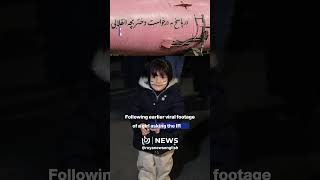 Iran media shares blue missile video