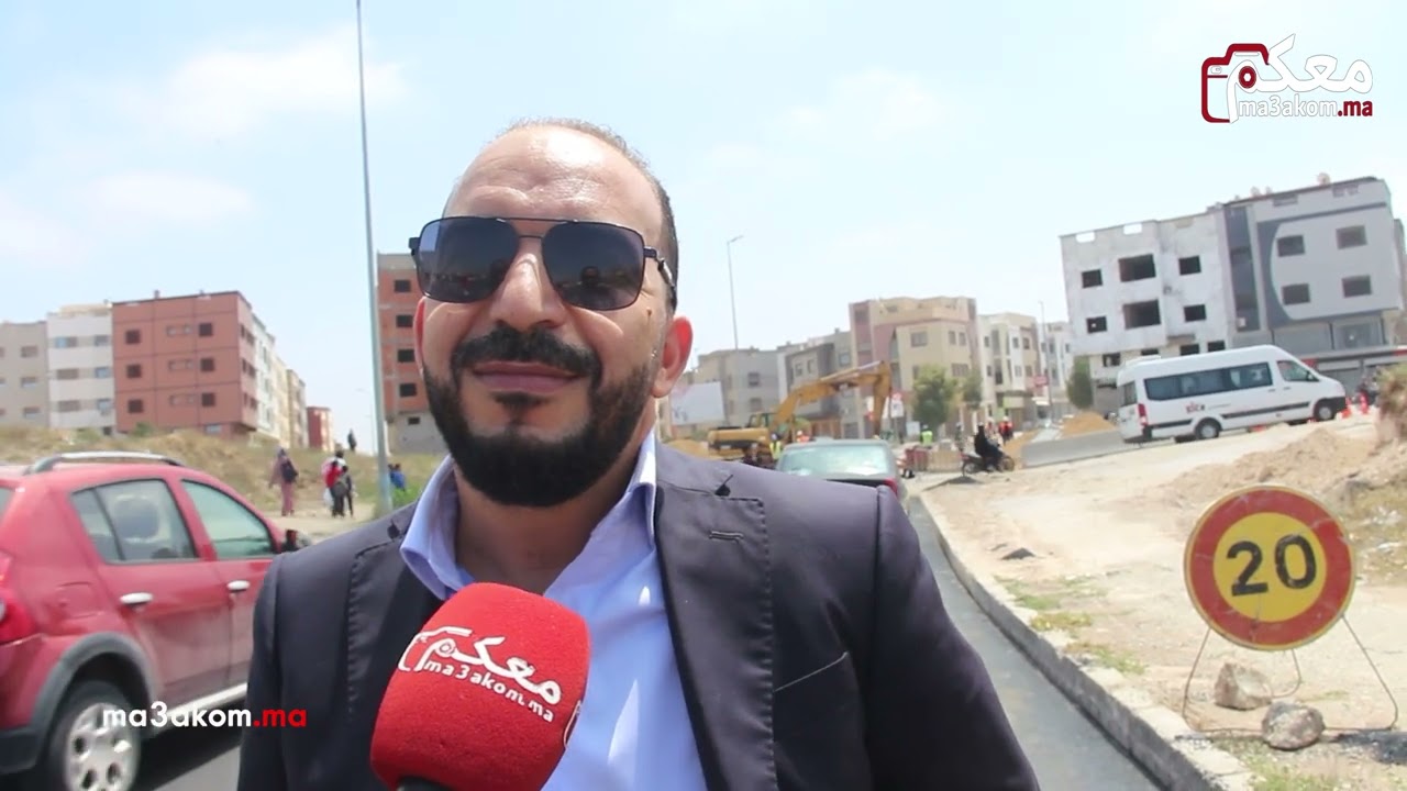 في إنتظار مشروع الواد الحار.. إلياس البداوي واقف على مشروع تهيئة الطرقات بحي قرية الشمس