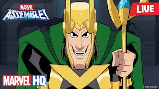 🔴 LIVE! Marvel Avengers Assemble: Loki’s Revenge 😈💥🦸 | Full Special | @MarvelHQ​