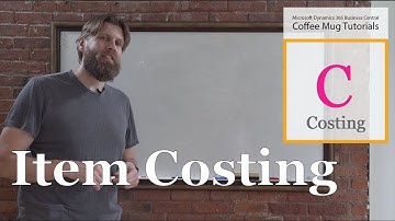Dynamics 365 Business Central: Item Costing 1/17