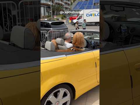 LUCKY OLD MAN WITH 2 HOT BLONDES IN AUDI CONVERTIBLE #viral #trending #shorts #youtubeshorts #reels
