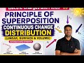 Class-12 l Principle of Superposition lContinuous Charge Distribution (linear, Surface and Volume) l