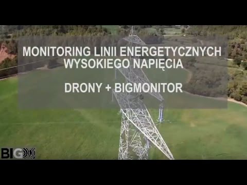 GeoPortal BIGMonitor BIM BIGM Monitoring Kontrola linii energetycznych wysokiego napięcia