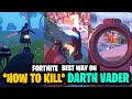 How to kill BOSS Darth Vader Fortnite (BEST WAY To KILL DARTH VADER in Fortnite)!