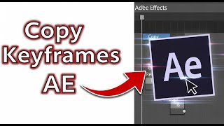 How To Copy Keyframes Adobe After Effects Tutorial