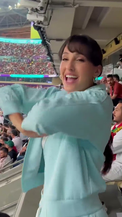 Nora Fatehi grooves to her Light The sky Anthem at FIFA World Cup 2011 Qatar #shorts #video #viral