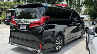 TOYOTA ALPHARD 2.5 SC PACKAGE MODELISTA 2023 รถใหม่ๆ ออกมาแค่5เดือน ปี2023 แท้ ใหม่จ๊าดดด