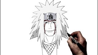 How to draw naruto and Jiraiya, Anime Drawing