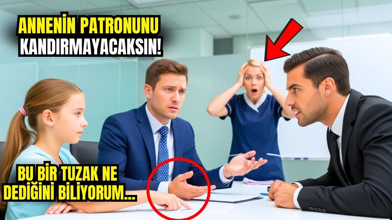 Milyoner Almanca bilmeden imza atacaktı... Ta ki temizlikçinin kızı inanılmaz olanı yapana kadar!