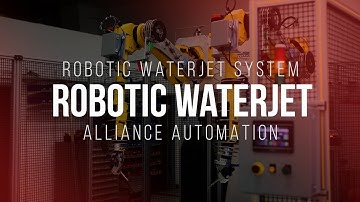 Robotic Waterjet System for Cutting Molded SMC Parts | Alliance Automation - Flint, MI