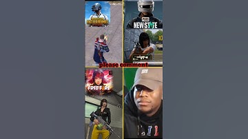 Pubg vs FF vs new state mobile #pubg #freefire #newstate #shorts