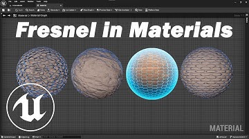How I make materials with the FRESNEL node in Unreal Engine 5!