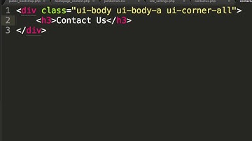 Build an online shop with Codeigniter - part 132 : contact us - jQuery Mobile style