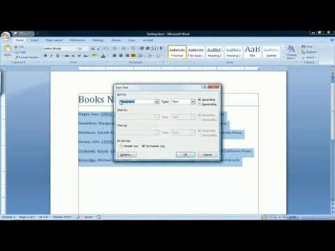 how-to-put-words-in-alphabetical-order-in-microsoft-word-2007